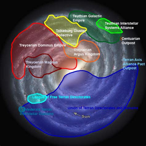 Mass Effect Milky Way Map