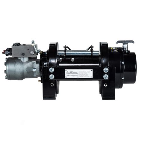 18000 Lb Heavy Duty Hydraulic Winch With Tensioner Without Any