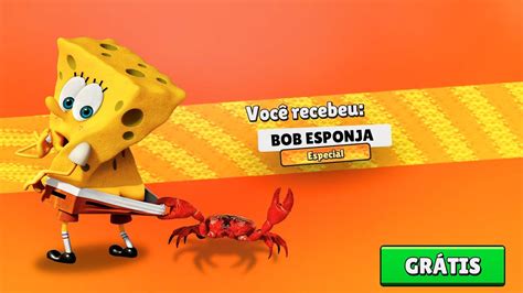 Como Pegar A Skin Do Bob Esponja De Gra A No Stumble Guys Youtube