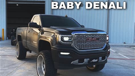 2018 Denali Front End On My Lifted Single Cab Youtube