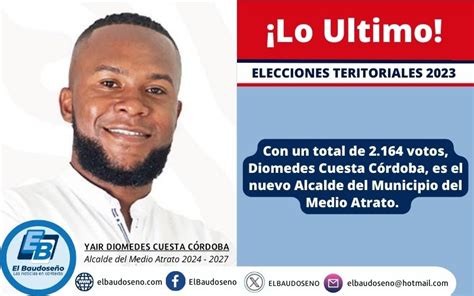 Con Un Total De Votos Diomedes Cuesta C Rdoba Es El Nuevo