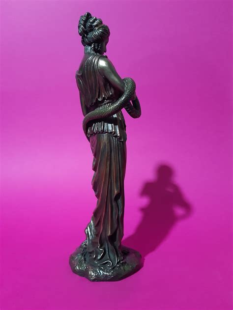 Hygieia Statue Greek Mythology Goddess Bronze Sculpture 26cm - Etsy