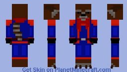 Rocket Raccoon Minecraft Skin