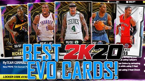 THE BEST EVO CARDS IN 2K20 MYTEAM BUDGET EVO CARDS GALAXY OPALS