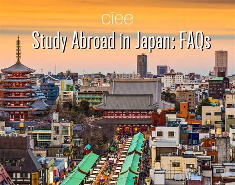 Study Abroad In Japan FAQs CIEE