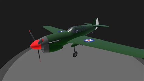 SimplePlanes Curtiss P 40 Warhawk