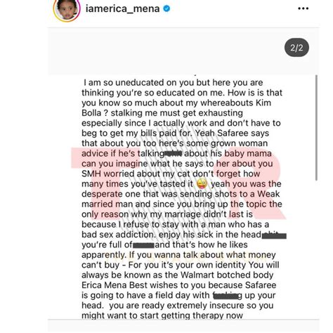 Love And Hip Hops Erica Mena Is Accused Of Selling Herself To Ny