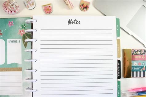 Amazon Notes Refill Pages For Disc Big Happy Planners Big