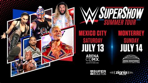 Superestrellas De Wwe Anunciadas Para Los Live Shows En México