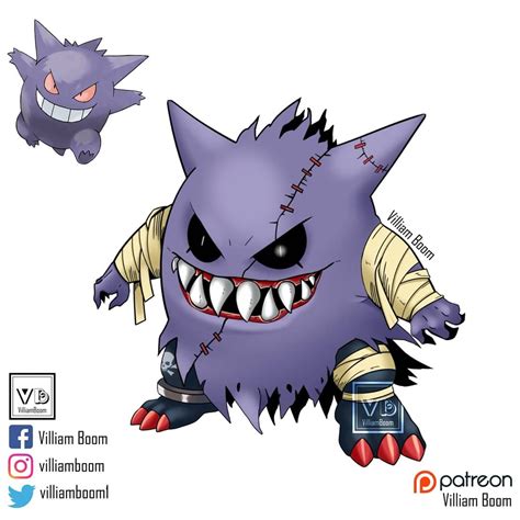 VilliamBoom On Twitter DarkGengarmon This Mega Level Ghost Digimon