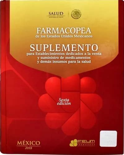 Farmacopea Para Farmacias Original Sexta Edici N Feum