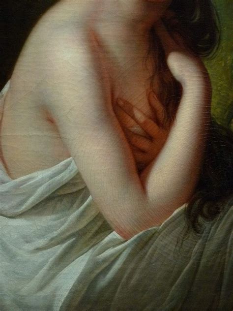 VIGÉE LE BRUN Elisabeth 1792 Julie Le Brun en Baigneuse Detail d