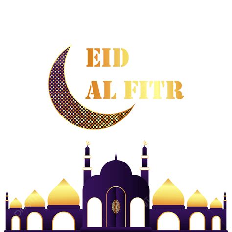 Eid Al Fitr Vector Design Images Mosqe And Moon Vector With Eid Al