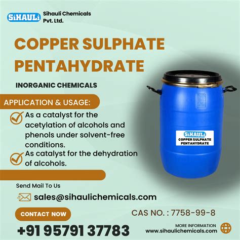 COPPER SULPHATE PENTAHYDRATE Manufacturer Exporter From Mumbai India