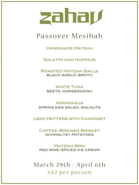 The 23 Best Ideas for Passover Dinner Menu – Home, Family, Style and ...