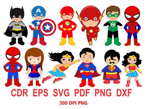 Baby Superhero SVG Bundle, Baby Avengers SVG Bundle, Baby Super Hero Svg, Pdf,png,dxf - Etsy