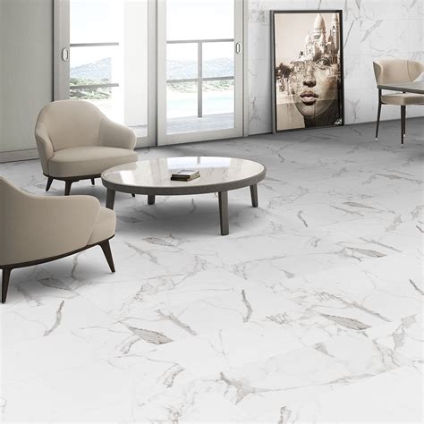 Matt Carrara Marble Effect 60x60 Tiles Walls And Floors Wood Effect