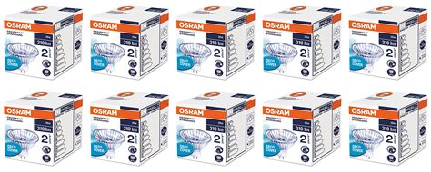 Buy Pack Of 10 Halogen Lamp Osram Decostar 51S 12V 20W 36 GU 5 3