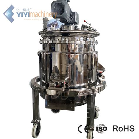 Gmp Standard Stainless Steel Vessel Mixing Tanks With Agitators