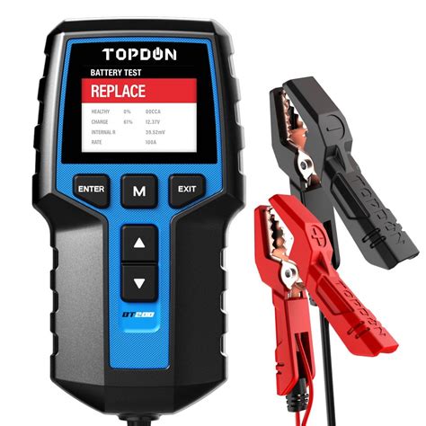 Topdon Bt200 Digital Intelligent Automotive Battery Load Cranking