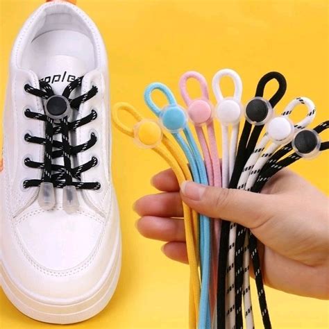 Jual O Tali Sepatu Elastis Bulat 4mm Round Elastic Shoelace With