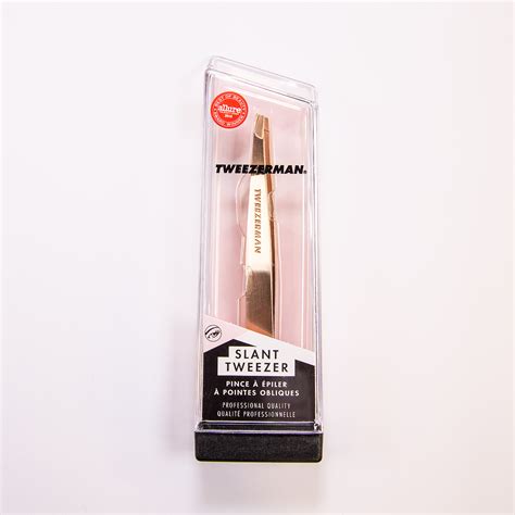 Tweezerman Slant Tweezer Rose Gold – Nurian Brow Experts | Top Rated ...