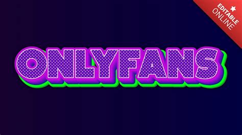 Onlyfans Vintage Pop Art Retro 3D Text Effect Generator