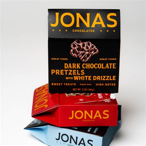 Jonas Chocolates Dark Chocolate Pretzels 5oz Jonas Brothers