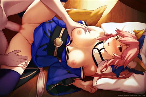 Tamamo And Tamamo No Mae Fate And 2 More Drawn By Zen33n Danbooru