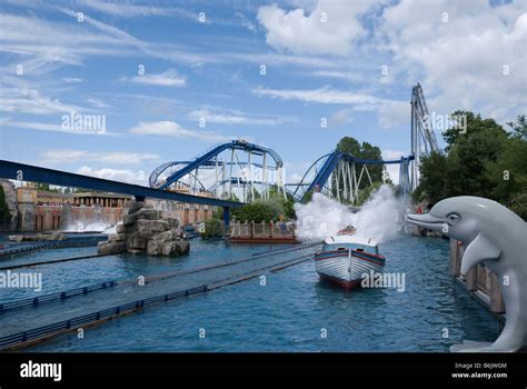 Poseidon Roller Coaster At Europa Park Rust Germany Stock Photo Alamy