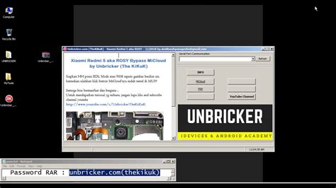 Cara Bypass MiCloud Redmi 5 ROSY Unlock Remove Account YouTube