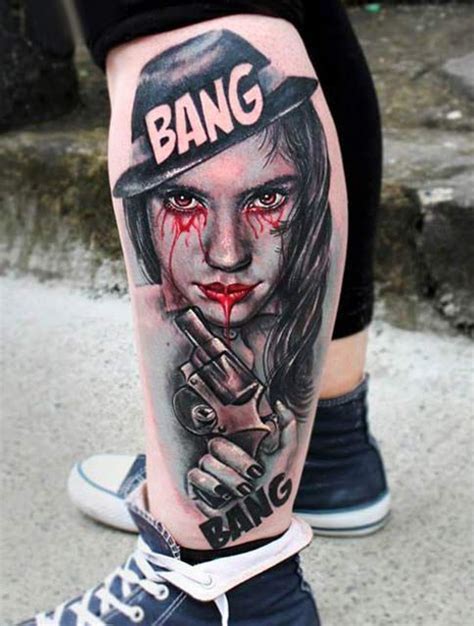 Horror Tattoo By Charles Huurman Post Trash Polka Tattoo