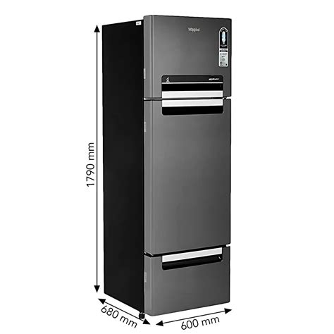 Buy Whirlpool 330 L Frost Free Triple Door Refrigerator FP 343D