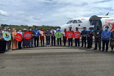 Wings Air Resmi Terbang Perdana Di Muara Teweh