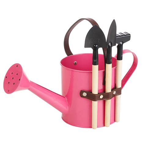 Mini Indoor Outdoor Metal Watering Can Bucket 3 Gardening Flower Pot Tools Set Ebay