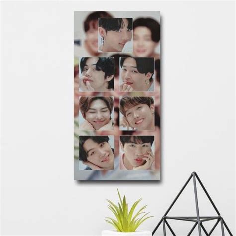 HIASAN DINDING BTS WALLDECOR PAJANGAN POSTER HIASAN KAMAR DEKORASI KAYU