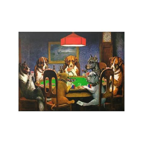 Dogs Playing Poker Poster - The Punk Rock Store