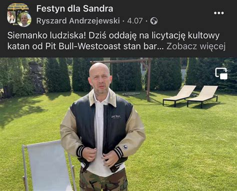 Peja Odda Swoj Kurtk Na Licytacj Organizowan Przez Kr La Wrotek