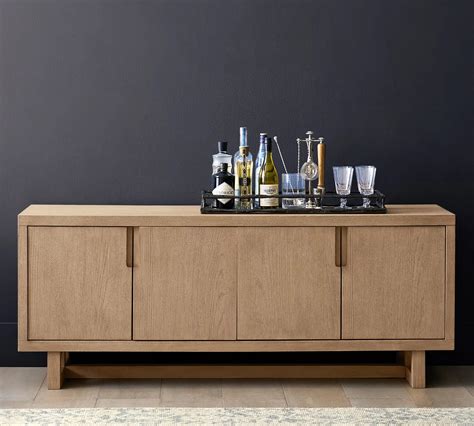 buffet cabinet wood modern luxury indoor furniture 68" buffet company ...