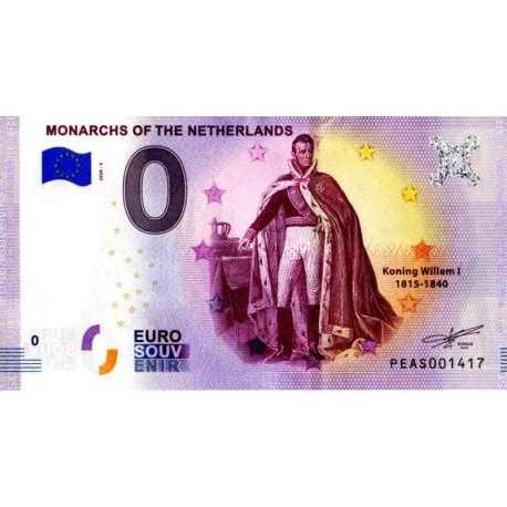 Nizozemska Euro Bankovec Monarchs Of The Netherlands Willem