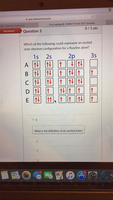 Excited Atom Definition