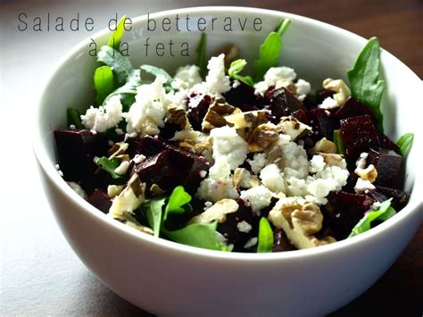 Salade De Betterave La Feta Et Aux Noix Cookismo Betterave Salade