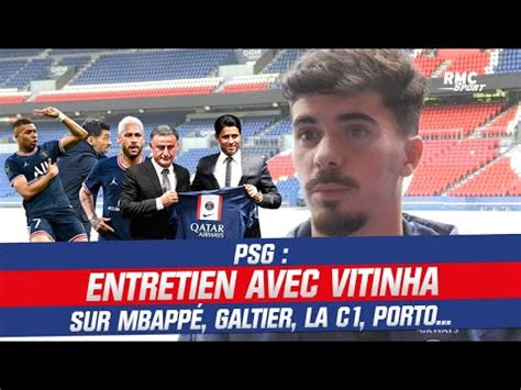 Psg Entretien Avec Vitinha Sur Galtier Mbapp La C Porto Youtube