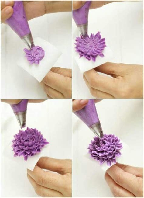 Dahlia Buttercream Flowers Tutorial Frosting Flowers Royal Icing