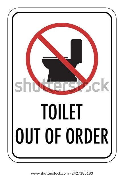 sign toilet printable