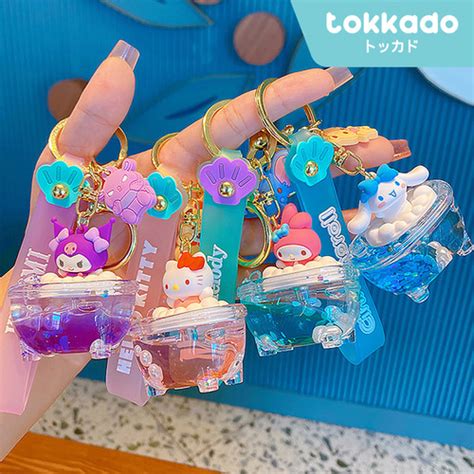 Jual Tokkado Sanrio Bath Keychain Gantungan Kunci Karakter Lucu