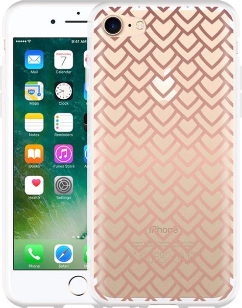 Hoesje Geschikt Voor Iphone 7 Pink Pattern Bol