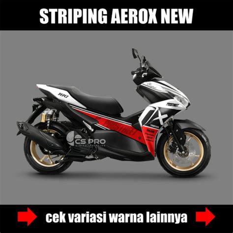 Jual Striping Yamaha Aerox New Connected Stiker Motor Aerox New