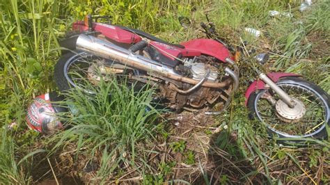 Motociclista de 69 anos morre após perder controle da moto na BR 316