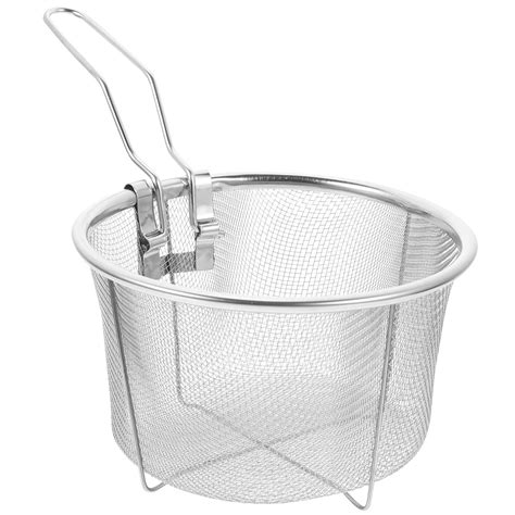 Stainless Steel Deep Fry Basket Kitchen Frying Basket Wire Fry Basket